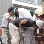 祇園祭　鉾建て