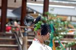 葵祭　路頭の儀　本列とは : 「巻櫻冠（けんえいのかんむり)」　に　「おいかけ」