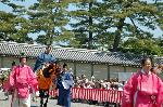 葵祭　路頭の儀　本列とは : 看督長（かどのおさ/巡査）と検非違使志（けびいしのさかん/司法武官)

　