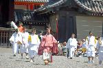 葵祭　路頭の儀　本列とは : 検非違使志（けびいしのさかん）の調度掛と白丁