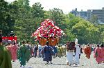 葵祭　路頭の儀　本列とは : 風流傘