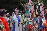 西陣の七夕 : 彦星も小町踊りの輪に入って