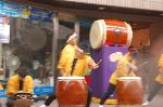 祇園祭　清々講社 : 御供社から八坂神社に向かう三座を送り出す太鼓