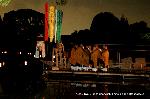 送り火　宵弘法 : 施餓鬼法会の僧侶