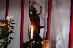 狛虎訪ねて鞍馬寺 : 福迎え毘沙門天