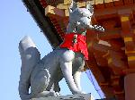 狛虎訪ねて鞍馬寺 : 狛狐