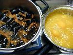 お節料理 : 昆布巻きに栗きんとん