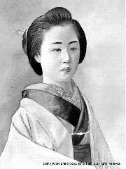 木戸孝允と京おんな : 川端龍子「幾松肖像」
