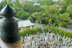 織田信長を訪ねて　阿弥陀寺・大雲院・総見院 : 祇園閣の閣上から西下を見ると・・・
