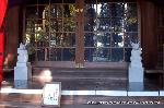 初詣/洛中ご利益 : 招き兎も狛兎となって鎮座している