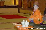 祇園祭　生稚児結納の儀 : 養子縁組の固めの盃の準備がされた