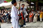 祇園祭　生稚児結納の儀 : 稚児家に選ばれた禿(かむろ)
