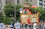 祇園祭　後祭の花笠巡行