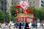 祇園祭　後祭の花笠巡行