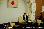 知られざる祇園祭/くじ取り式 : 奉行が席に着く　くじ取りの始まりである