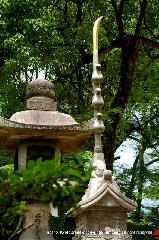 知られざる祇園祭 / 後の祭り : 奉納されている石造りの長刀鉾