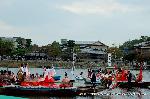 秋、嵐山もみじ祭り : 平安管絃船と野宮船