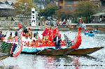 秋、嵐山もみじ祭り : 野宮船