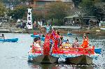 秋、嵐山もみじ祭り : 野宮船