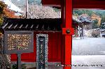 瀧尾神社と本圀寺の龍 : 通称「赤門」こと開運門