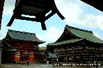 平清盛　縁の地をゆく その六　八坂神社 : 南門と舞殿