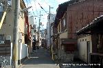 平清盛　縁の地をゆくその八　六波羅 : 池殿町と泉殿町の境界となる通路