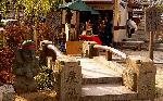 晴明祭の憂鬱 : 神社境内の戻り橋と公認グッズ販売所桔梗庵