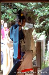 京のお伊勢さん　日向大神宮 : 人長舞