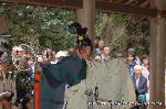 京のお伊勢さん　日向大神宮 : 人長舞