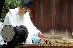 京のお伊勢さん　日向大神宮 : 鞨鼓(かっこ)と六弦の和琴