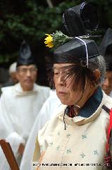 京のお伊勢さん　日向大神宮 : 人長舞の舞人