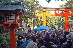 初午詣の参道