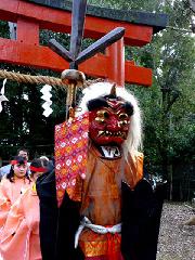 節分立春　吉田神社 : 斎場に向かう方相氏