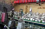 八重桜の園　千本ゑんま堂 : 地蔵供養池