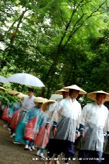 お田植祭・伏見稲荷大社 : お田植祭に出仕する講が組織されている
