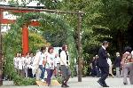 夏越祓　茅の輪くぐり