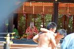 重陽の節句に烏相撲 : 斎王代の観覧試合に力が入る