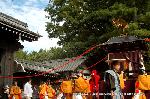 時代祭に鞍馬の火祭