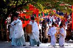 おしたけさん　伏見稲荷大社　火焚祭 : 本殿から祭場へ神火とともに。