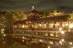昼の涅槃図　夜のライトアップ