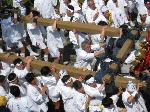松尾の葵祭 : 輿丁(よちょう/神輿舁き)