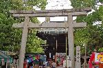 御霊祭 : 明神鳥居に正門(楼門)