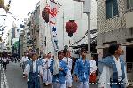知られざる祇園祭　神宝奉持列 : 最後尾にも清々講社宮本組の名が