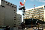 洋館を訪ねて4  三条四条間 : クレーン車が無くなった跡の建物は・・・