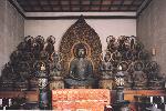泉涌寺即成院　二十五菩薩お練り供養 : 本堂内内陣