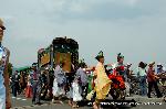 三船祭　車折神社 : 牛車(御所車)