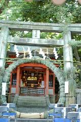 祇園祭　清々講社 : 疫神社の茅の輪