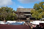 師走の東寺 : 金堂前