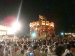 京都街角風景 : 室田 清全さん　還幸祭のクライマックス、拝殿廻し。西御座の神輿も八坂神社に還ってきました。