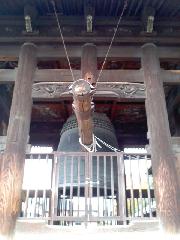 【言っておきたい古都がある・19】 : 方広寺の梵鐘。
梵鐘に書いてあった「国家安康　君臣豊楽」の文字が原因で徳川家康との大坂の陣になった